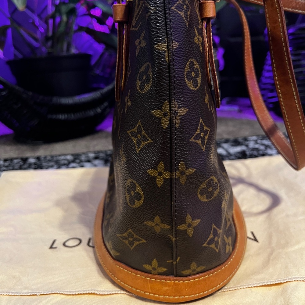 Authentic Petite Louis Vuitton Monogram Bucket Bag - image 6